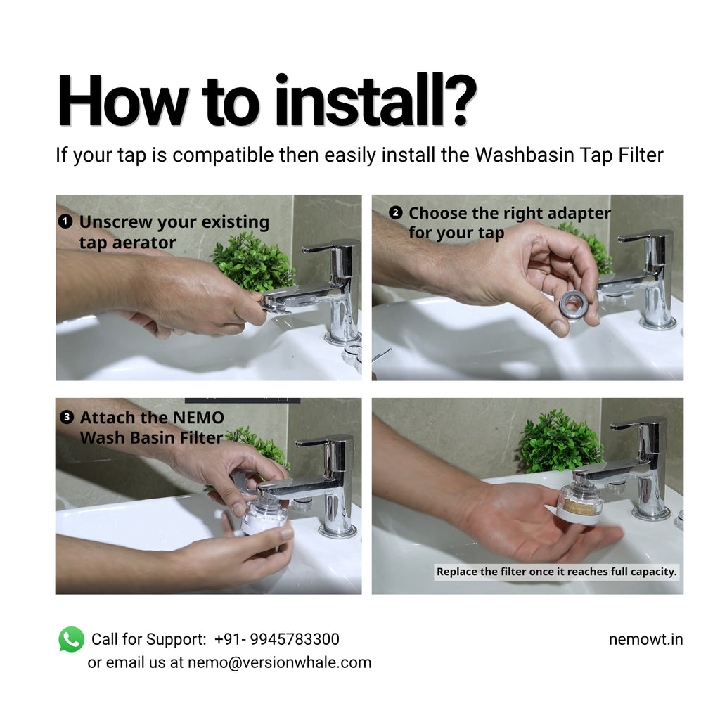 Wash Basin Tap Filter