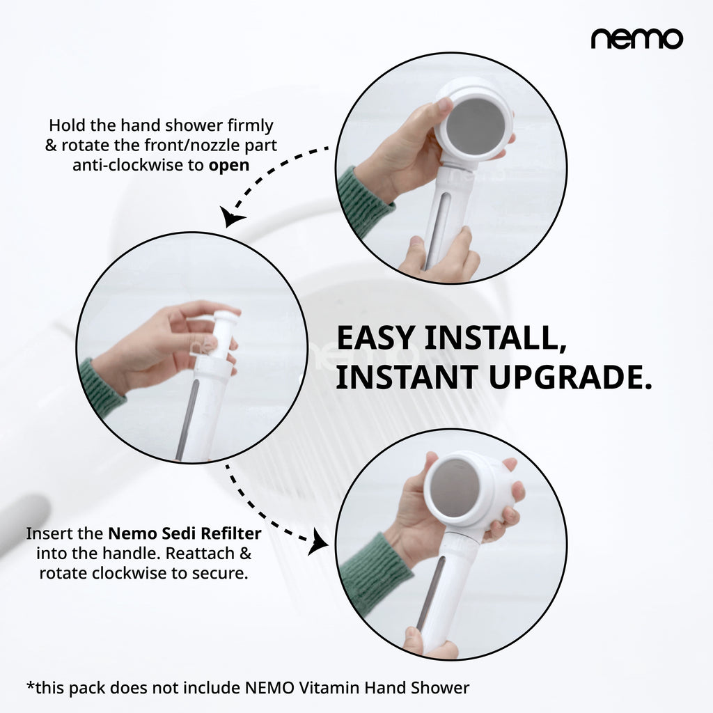 Sediment Refilter Pack-10 Pcs(NEMO Vitamin Hand Shower )