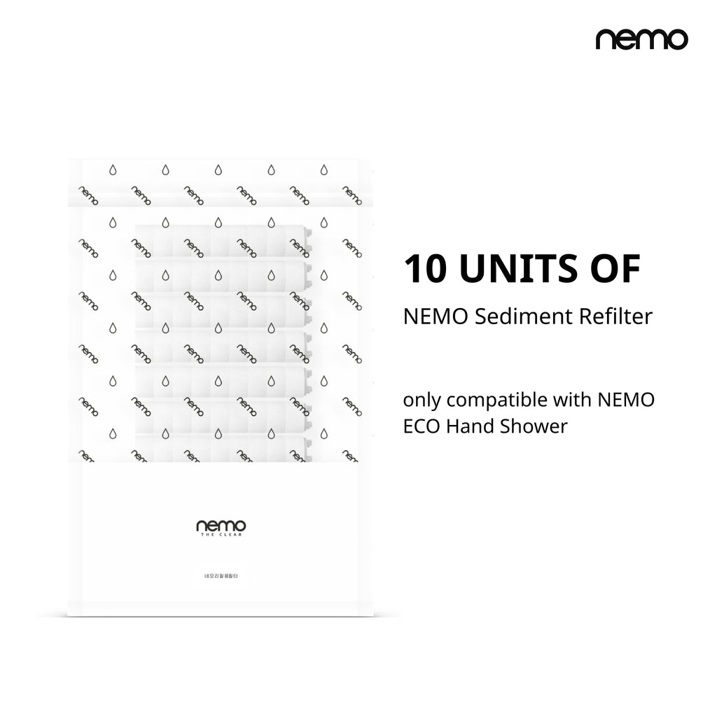 Sediment Refilter Pack-10 Pcs (NEMO Eco Hand Shower)