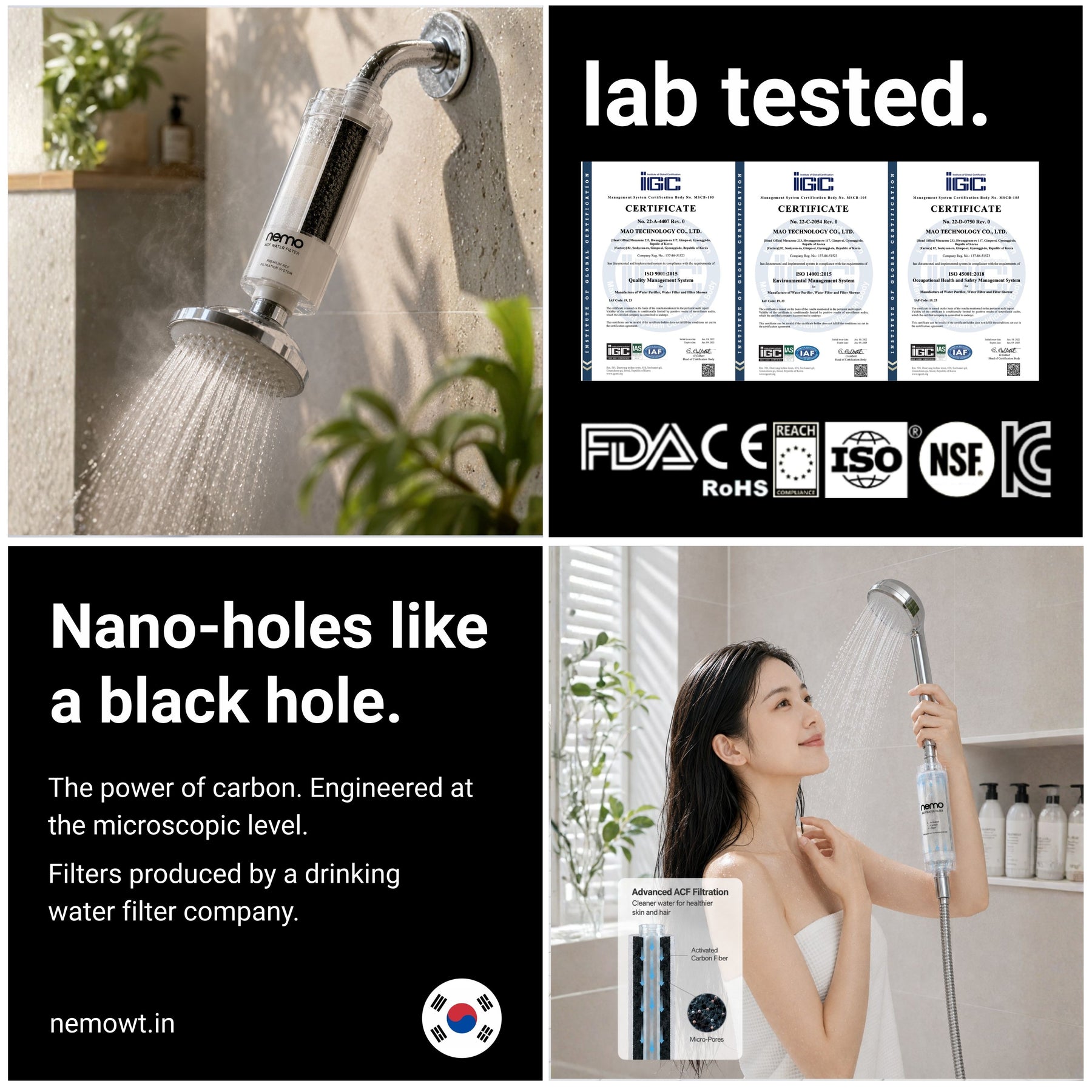 ACF Shower Filter