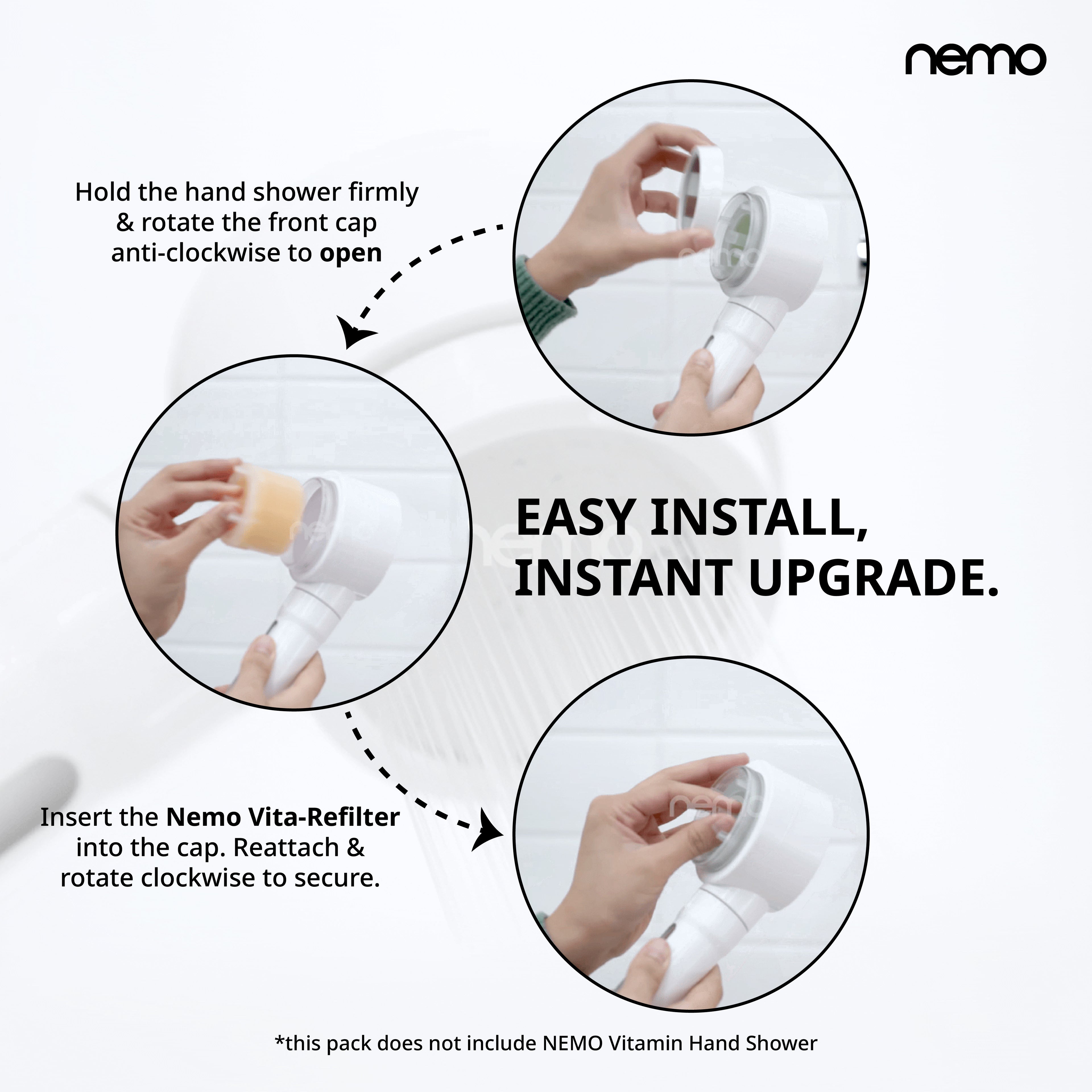 Vita-Refilters (For NEMO Vitamin Hand Shower)