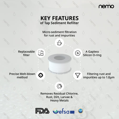 NEMO Tap Sediment Refilter Pack (10 Pcs)