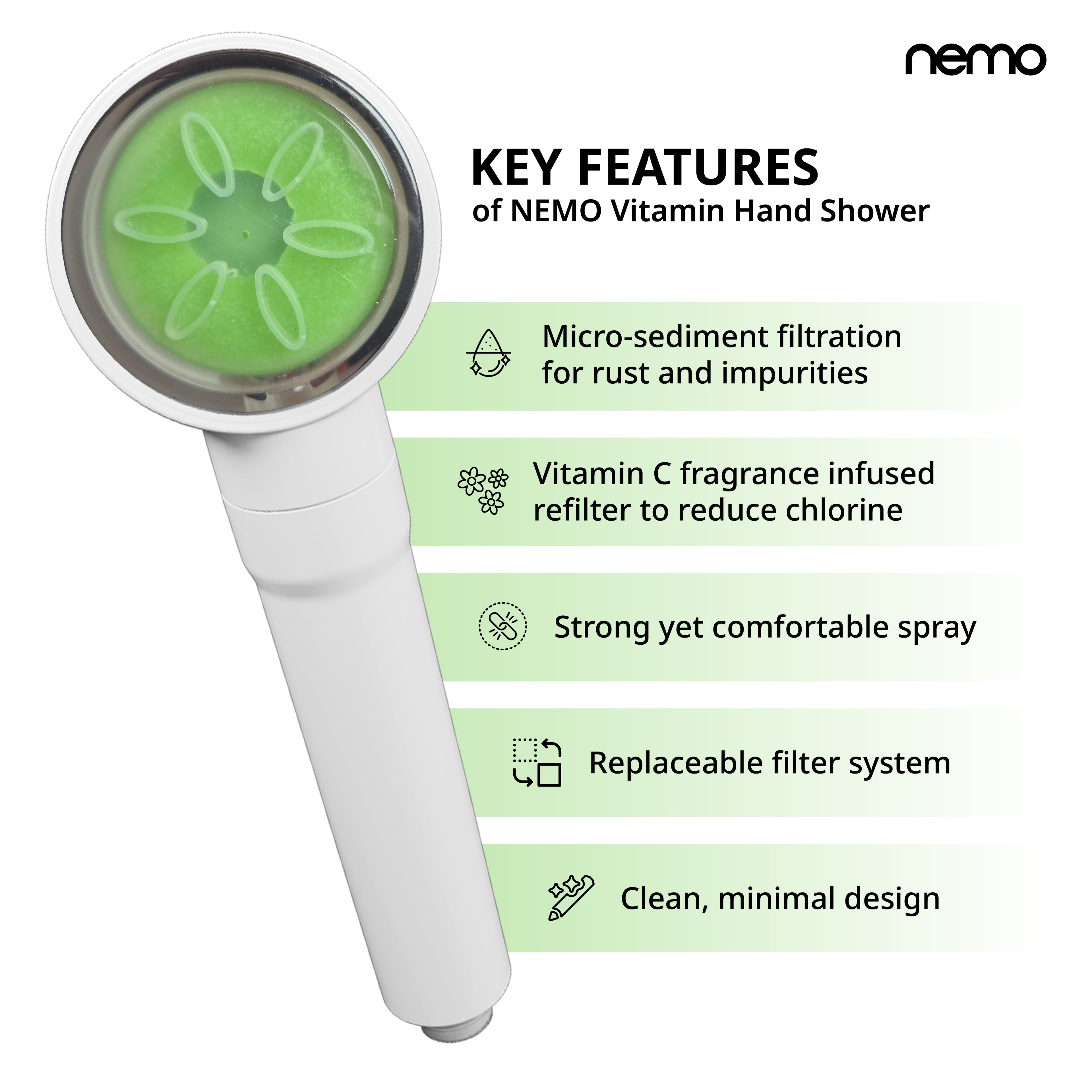 NEMO Vitamin Hand Shower (Healing Forest)