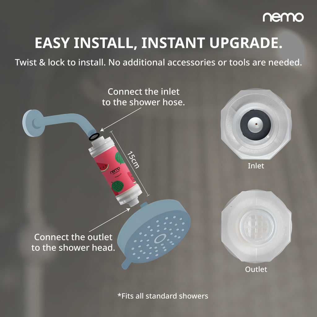 NEMO Vitamin Shower Filter (Summer Watermelon)