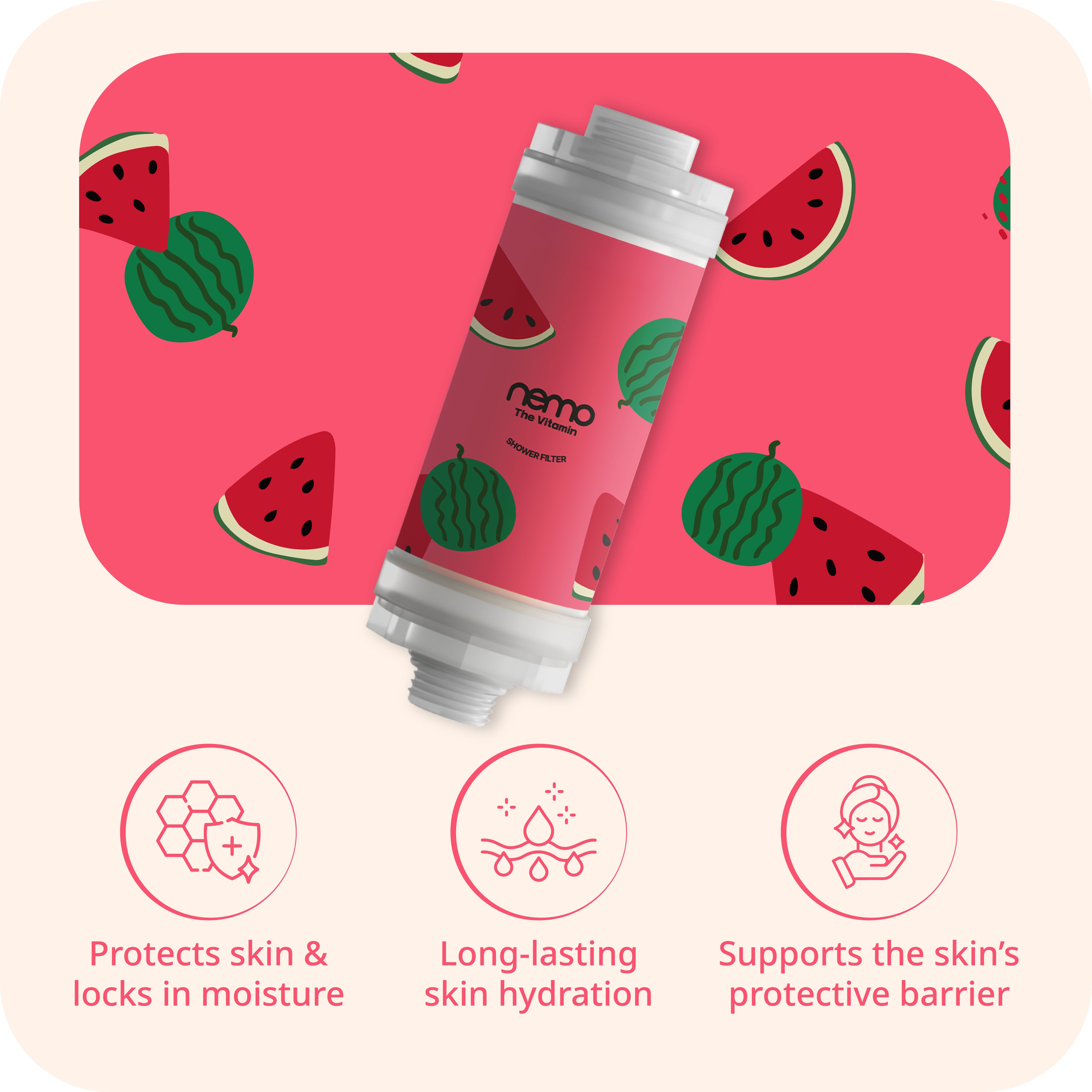 NEMO Vitamin Shower Filter (Summer Watermelon)
