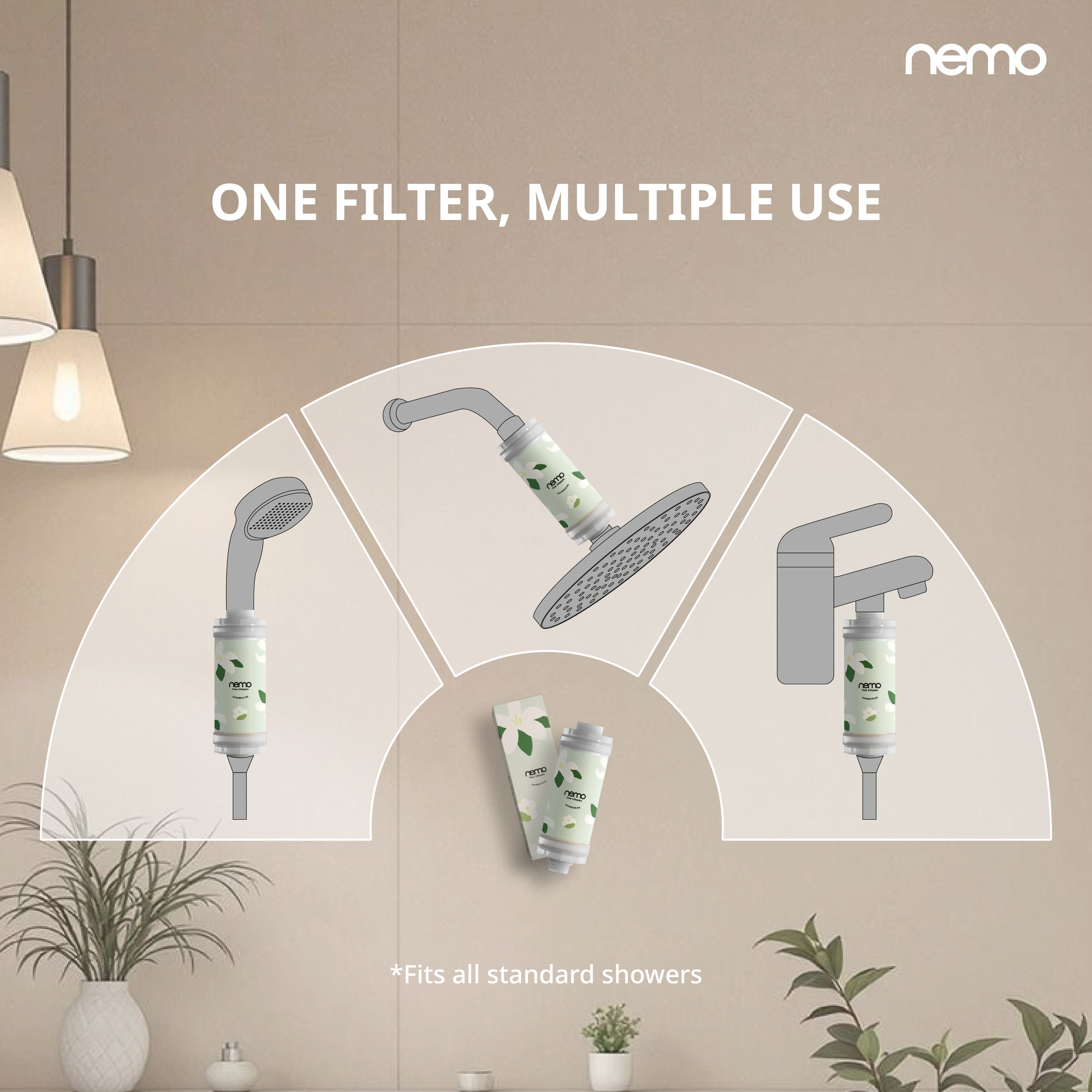 NEMO Vitamin Shower Filter (Well Being Jasmine)