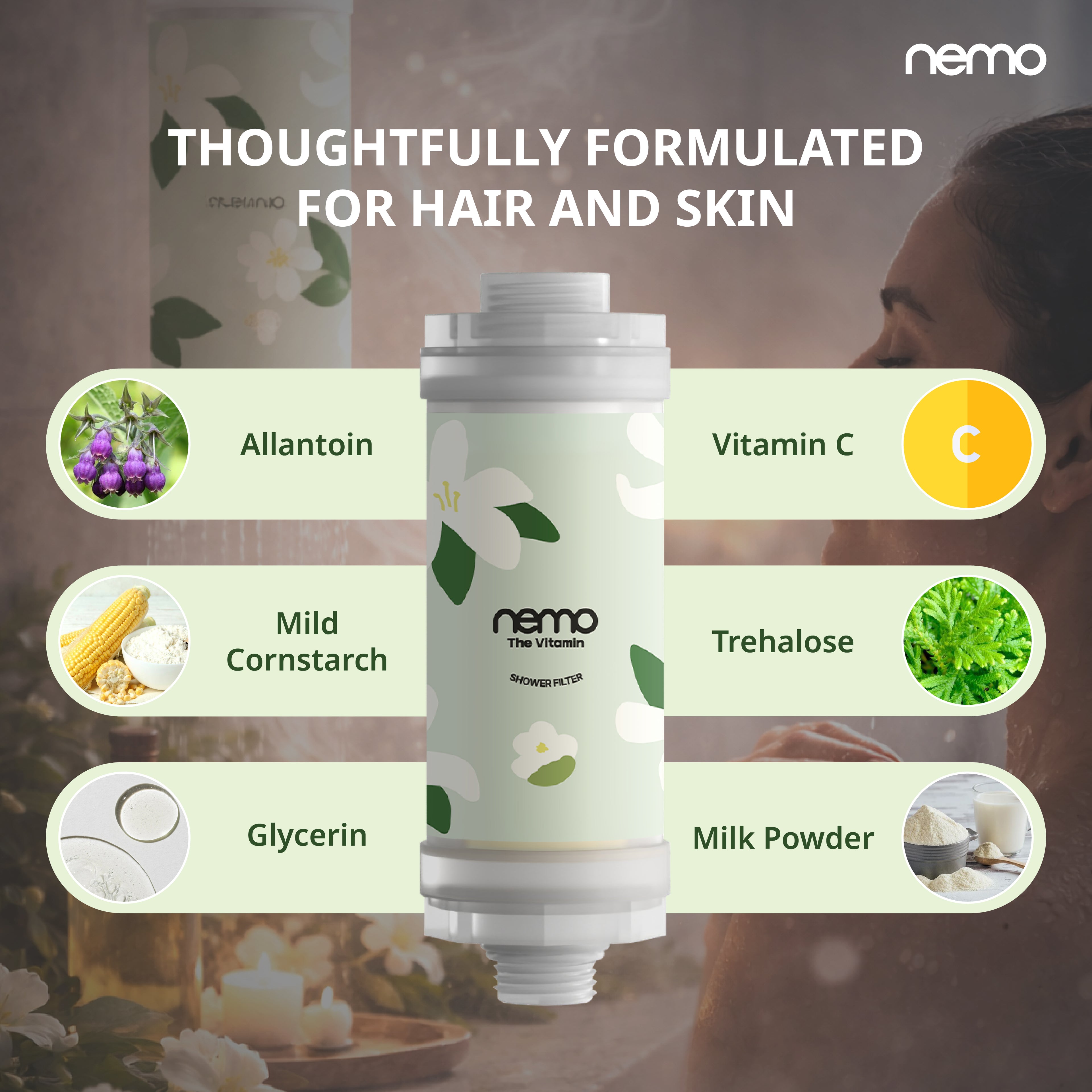 NEMO Vitamin Shower Filter (Well Being Jasmine)