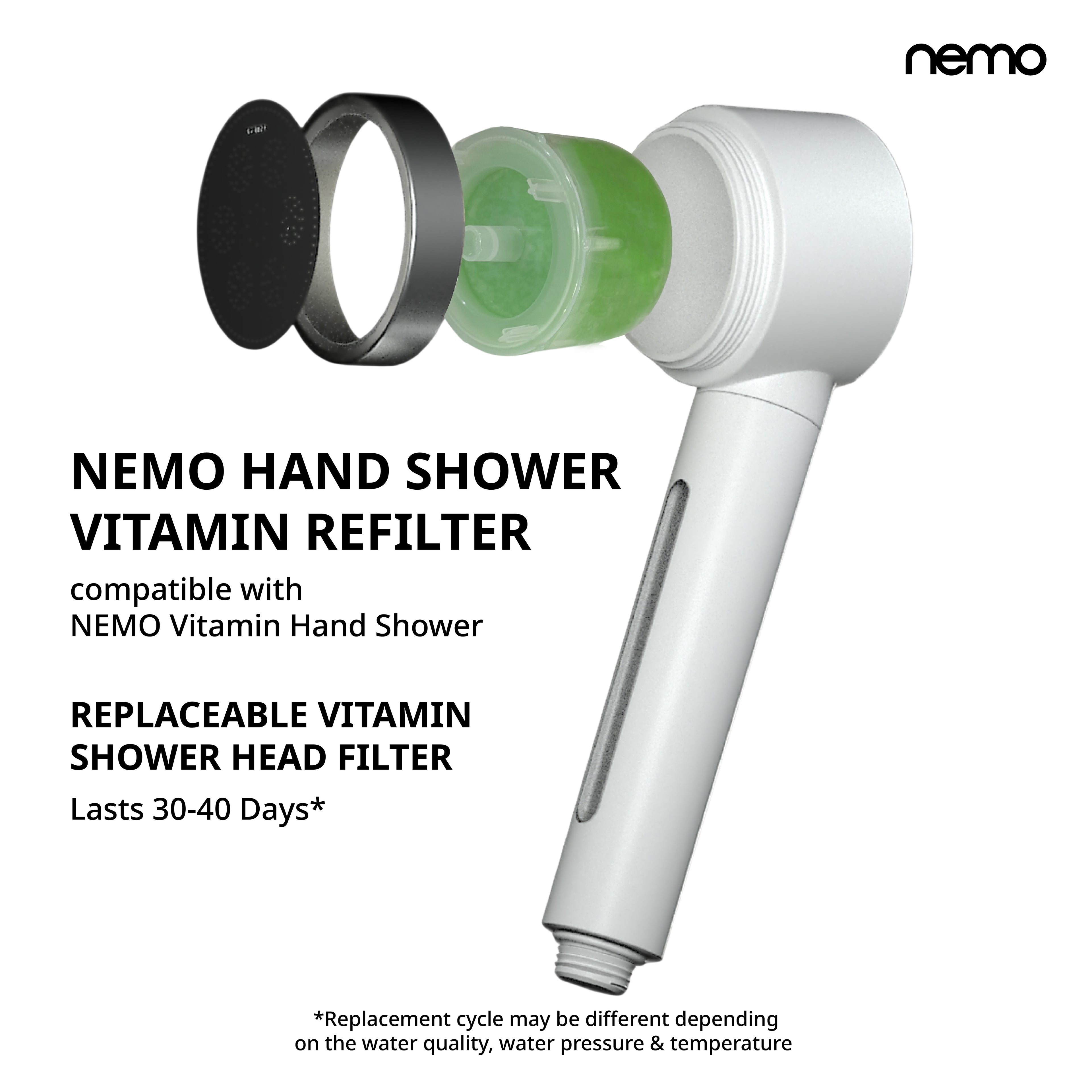 Vita-Refilters (For NEMO Vitamin Hand Shower)