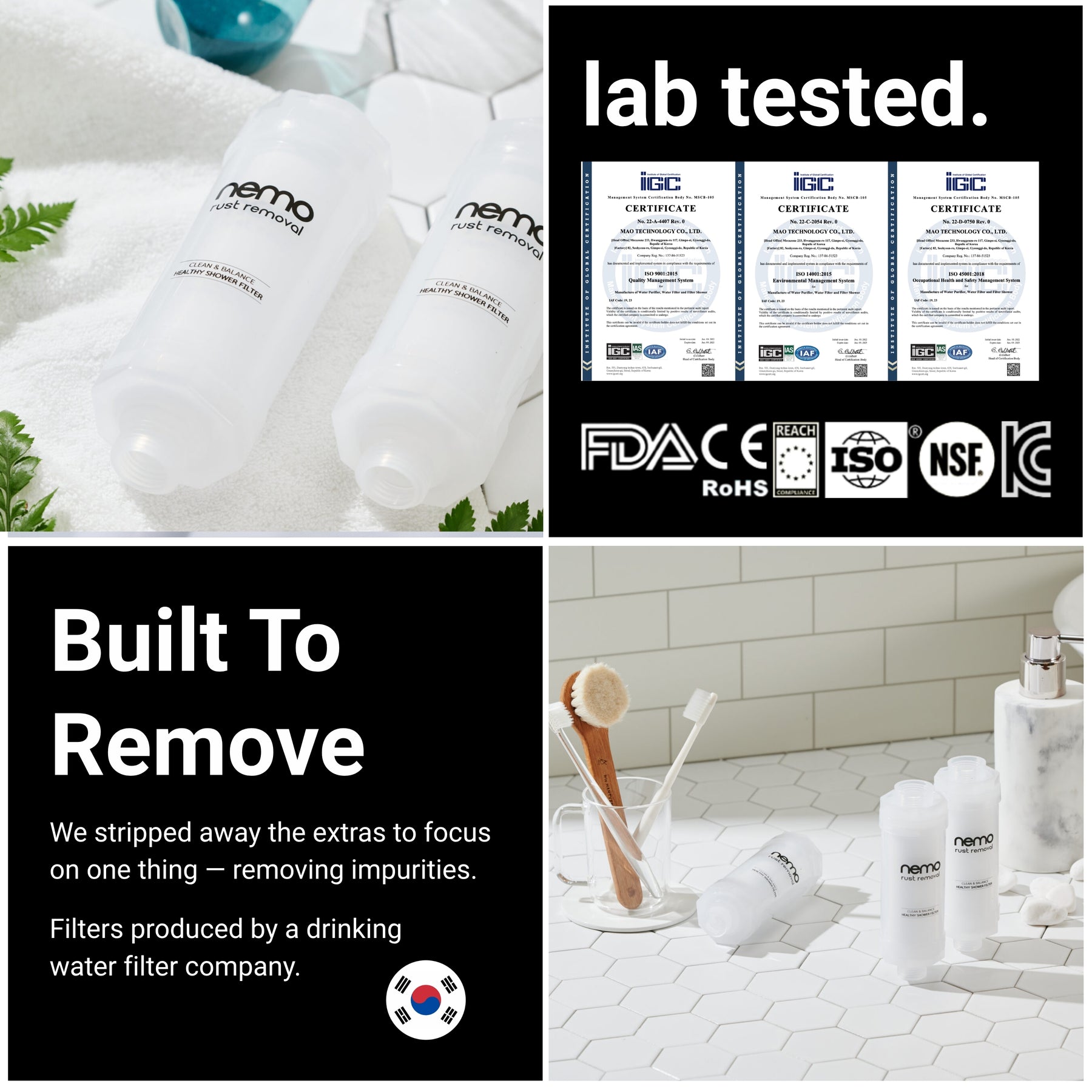 Rust Removal Shower Filter