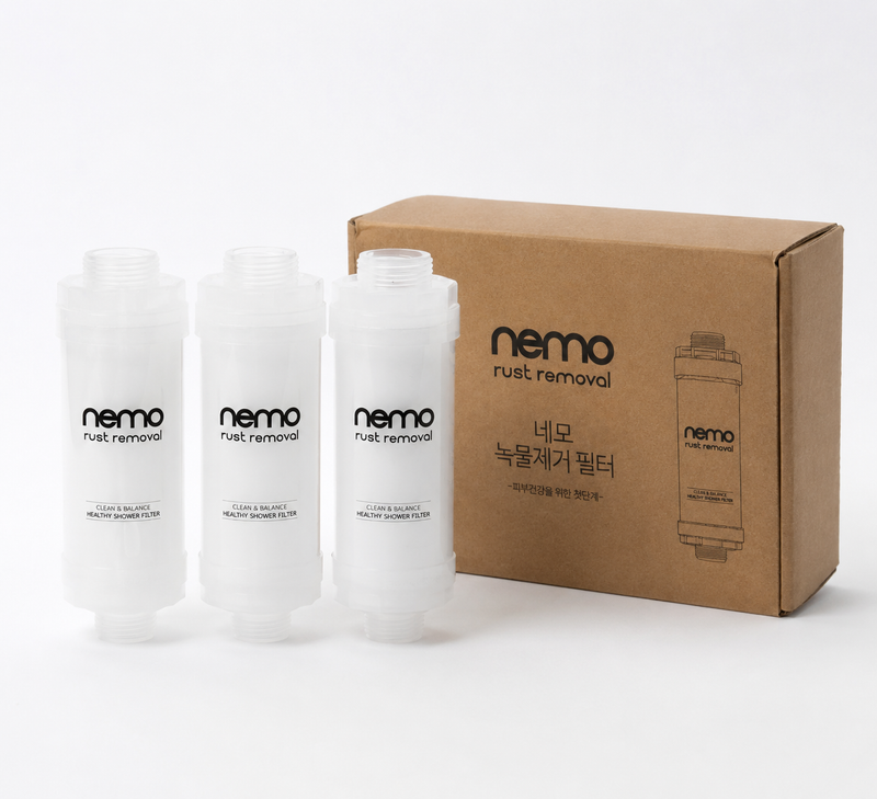 NEMO Rust Removal Shower Filter | 3-Pack Bundle — Best Value